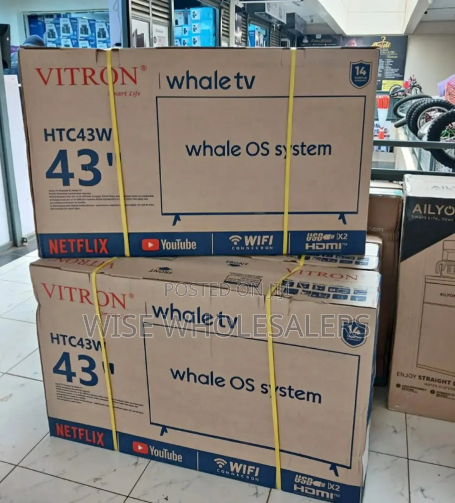 Vitron 43 Inch Whale Smart TV (HTC43W) Whale OS