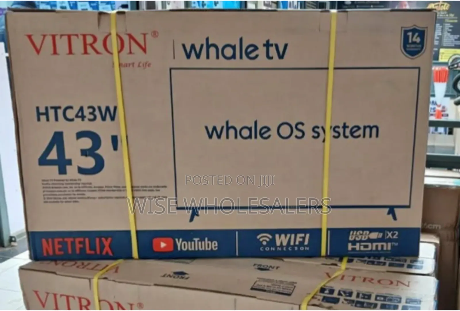 Vitron 43 Inch Whale Smart TV (HTC43W) Whale OS