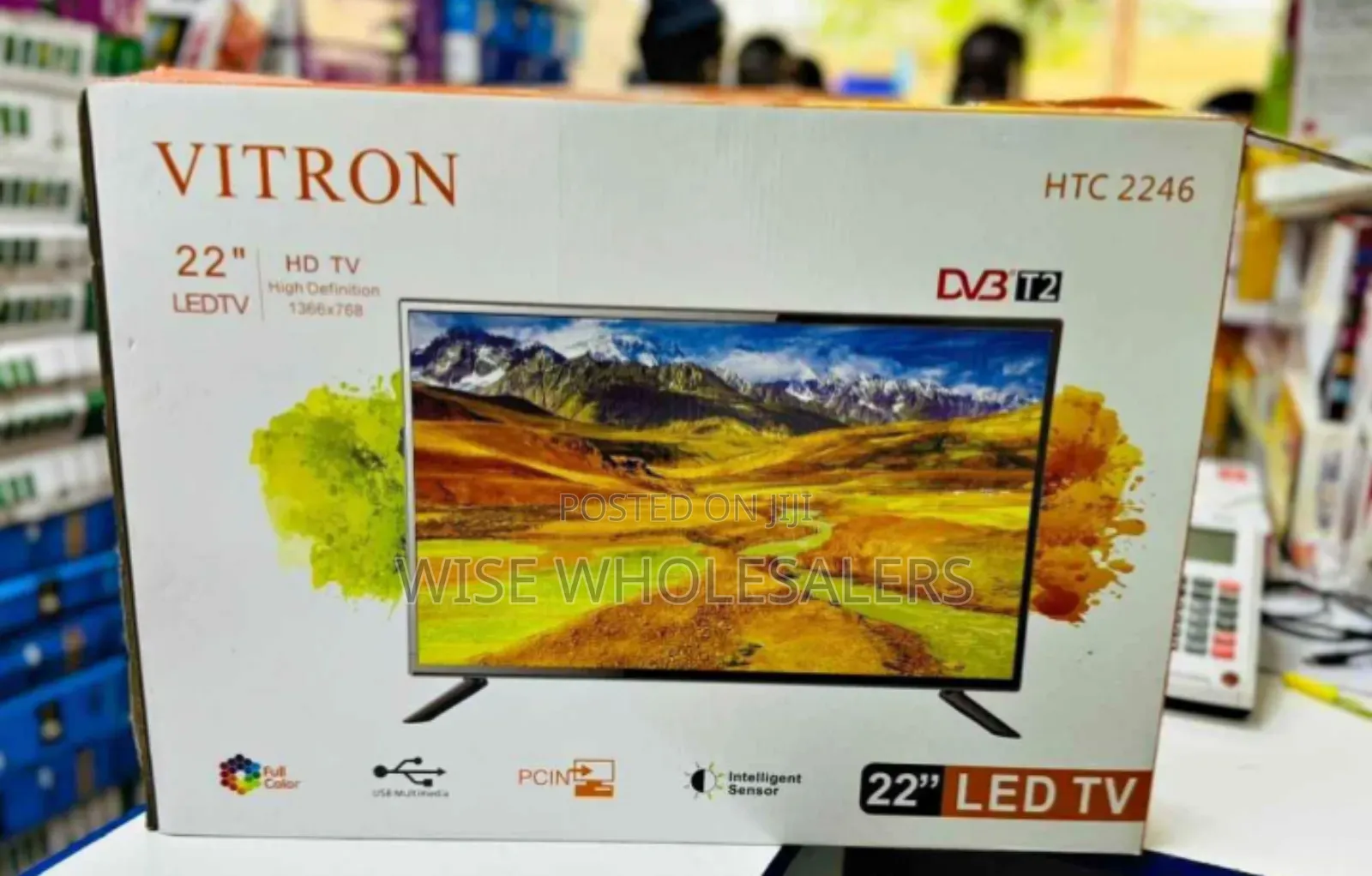 Vitron 22" HD LED TV (Model: HTC 2246) Digital
