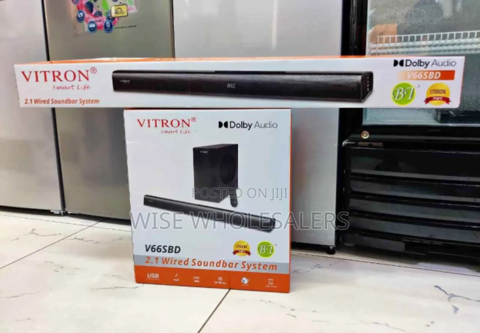 Vitron V66SBD 2.1-Channel Wired Soundbar