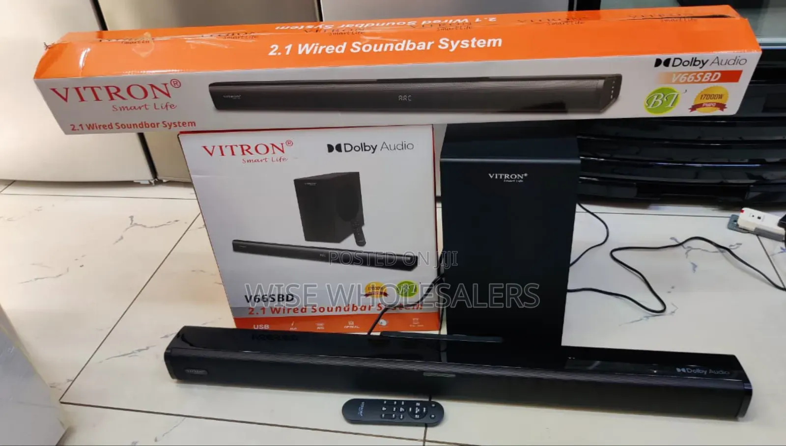 Vitron V66SBD 2.1-Channel Wired Soundbar
