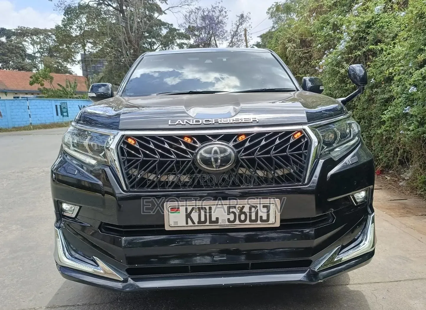 Toyota Land Cruiser Prado 2.7 2018 Matt Black