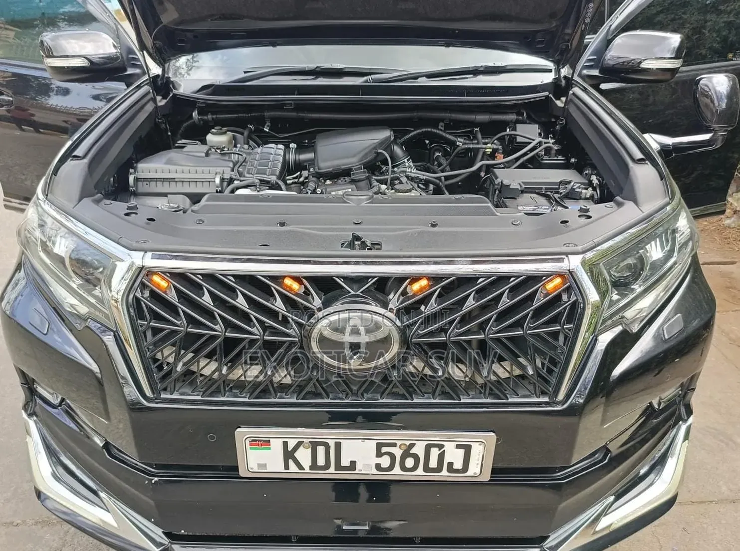 Toyota Land Cruiser Prado 2.7 2018 Matt Black