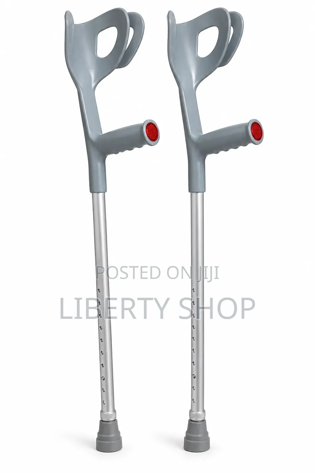 Open Arm Crutches – Adjustable Forearm Crutches for Walking Support A
