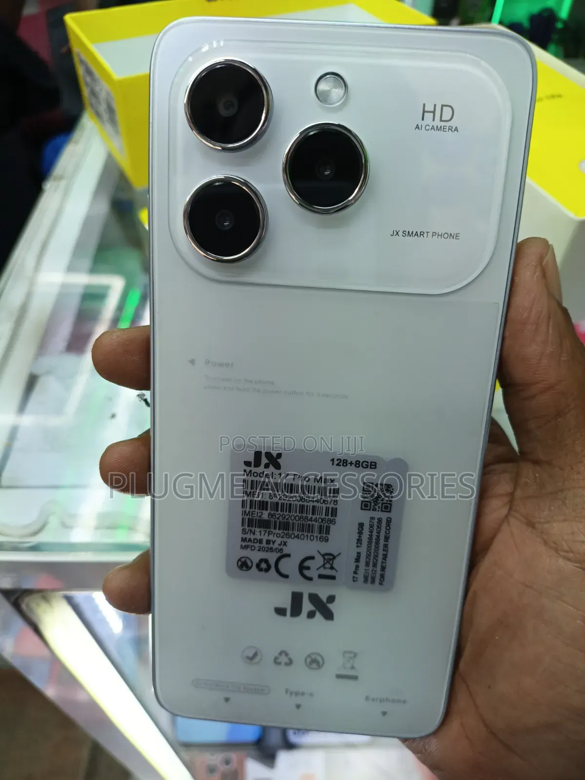 New Mobile Phone 128 GB White