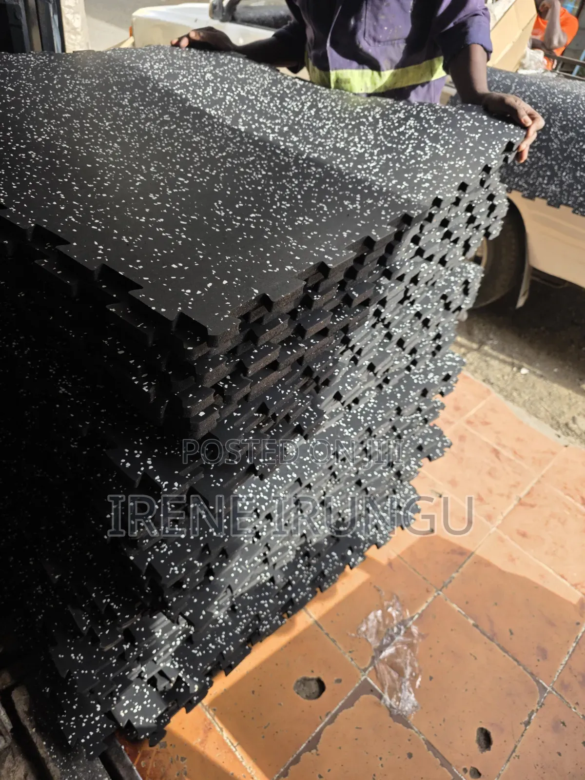 Gym Floor Mats * Interlocking Thick Gym Mats
