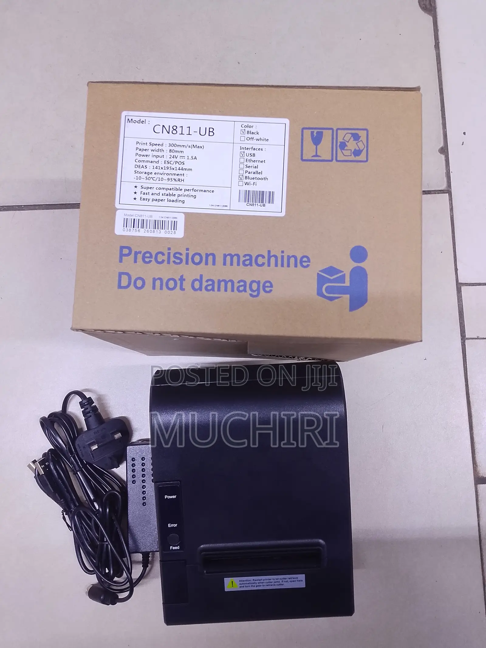 CN811UB High Speed Bluetooth Receipt Printer
