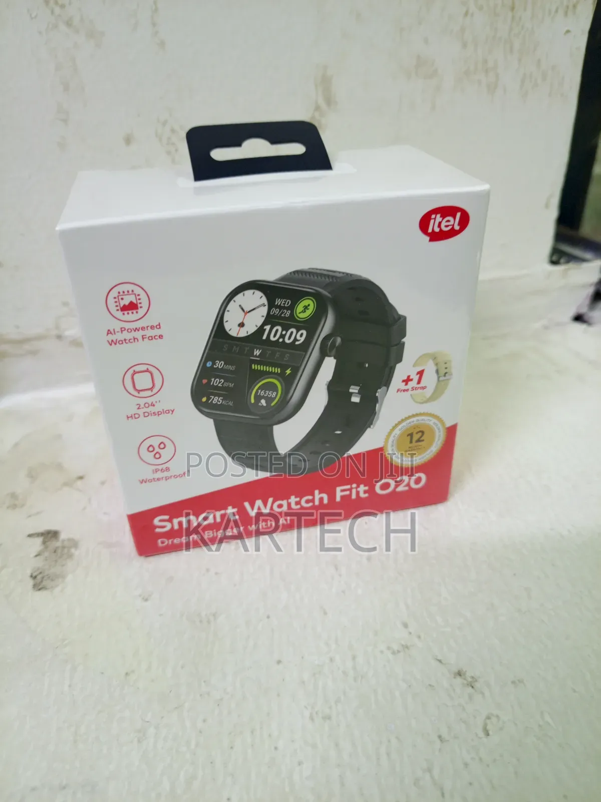 Itel Fit 020 Digital Smartwatch With Fitness Tracking
