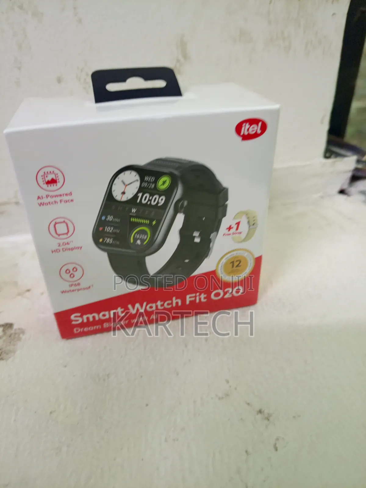 Itel Fit 020 Digital Smartwatch With Fitness Tracking