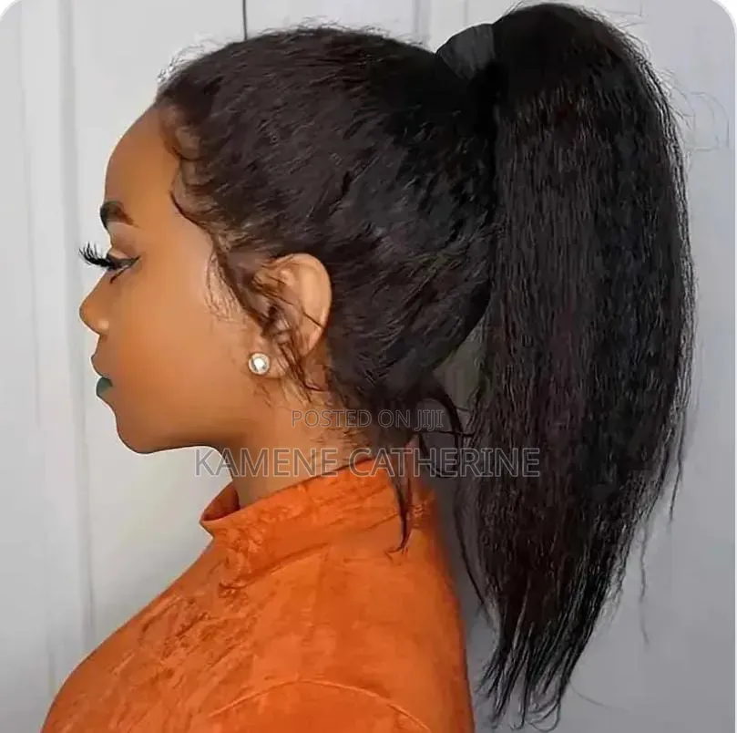 Kinky Human Hair Frontal Wig