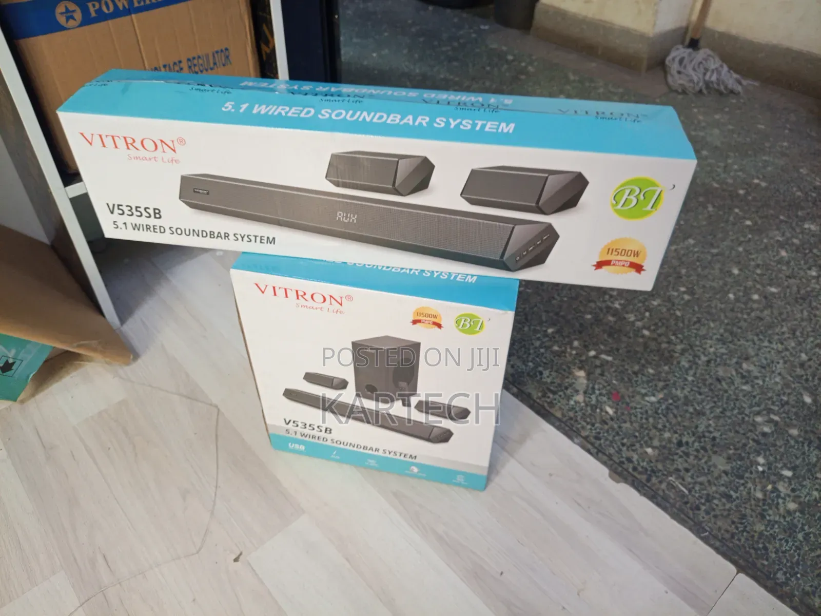 Vitron V535SB 115W RMS 5.1 Surround Sound System With Subwoofer