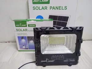 JSOT Lamp JS8200 200W IP67 Solar Floodlight With a Remote Control