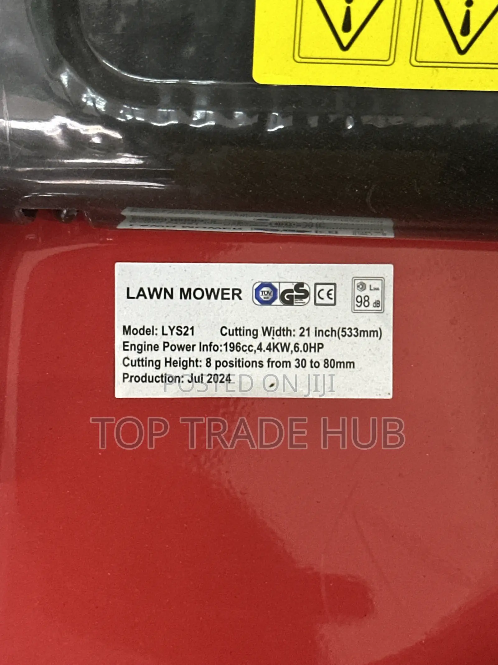 Loncin Self Propelled Petrol Lawn Mower 6HP 21 Inch(533mm) 196cc
