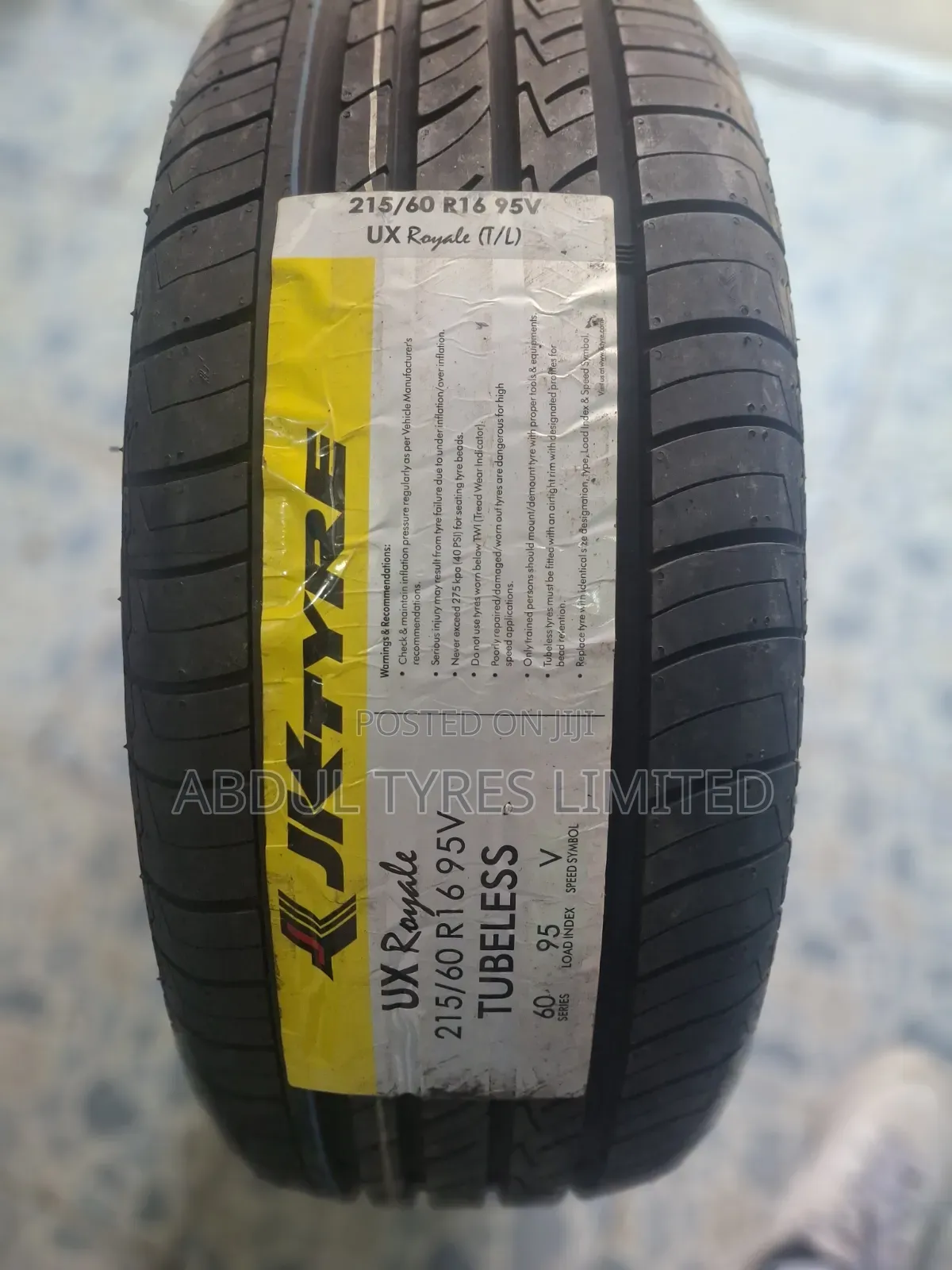 215/60r16 Jk Tire Made in India