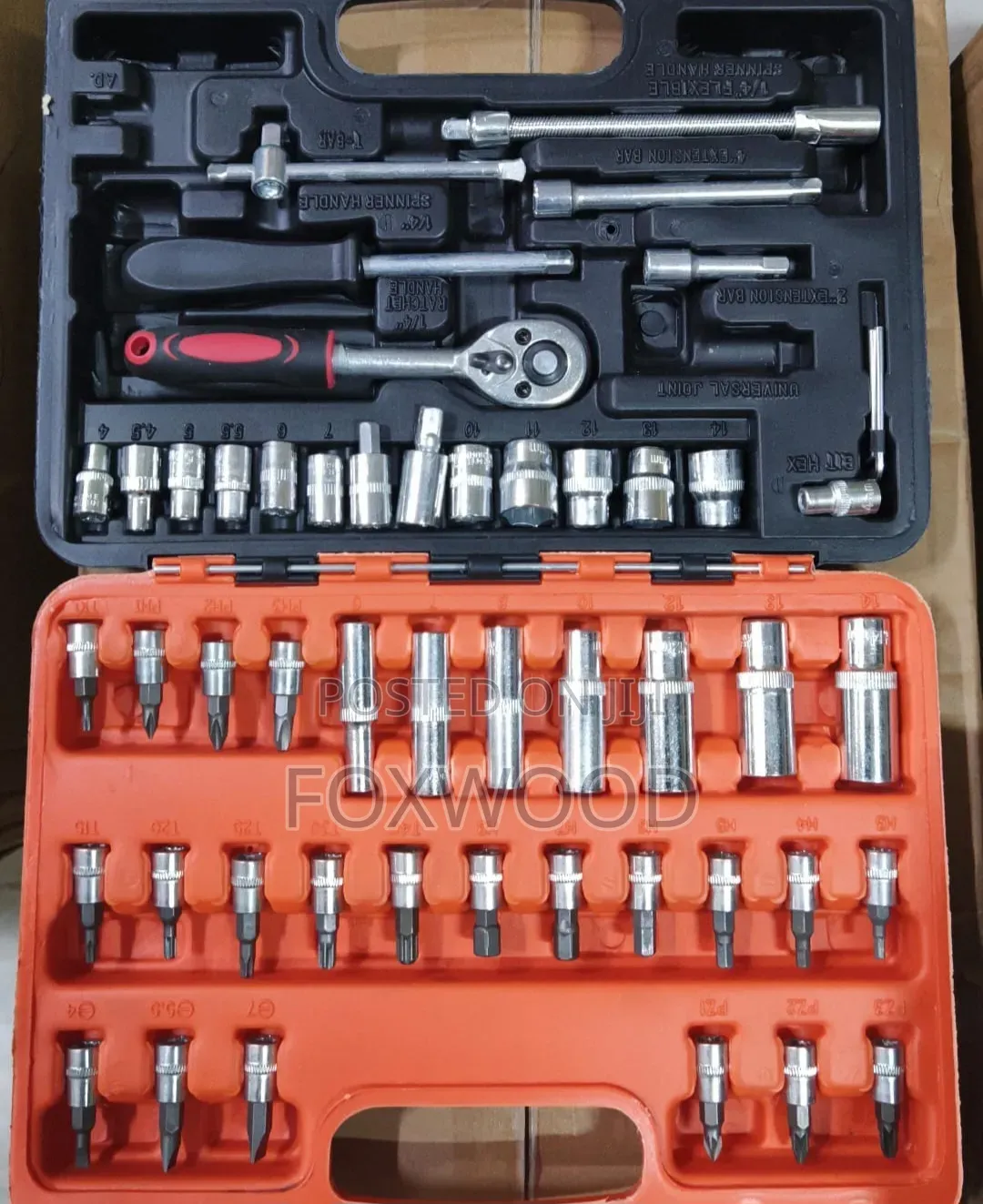 53pc Socket Spanners Tool Box Set