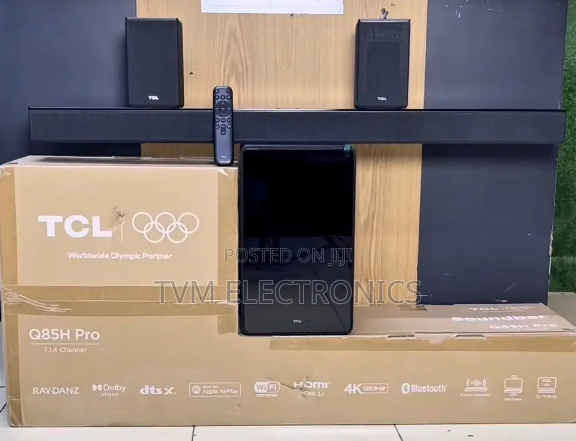 TCL Q85H PRO 7.1.4 Soundbar System — Immersive Home Theater Audio