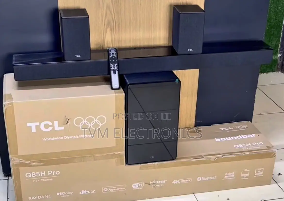 TCL Q85H PRO 7.1.4 Soundbar System — Immersive Home Theater Audio