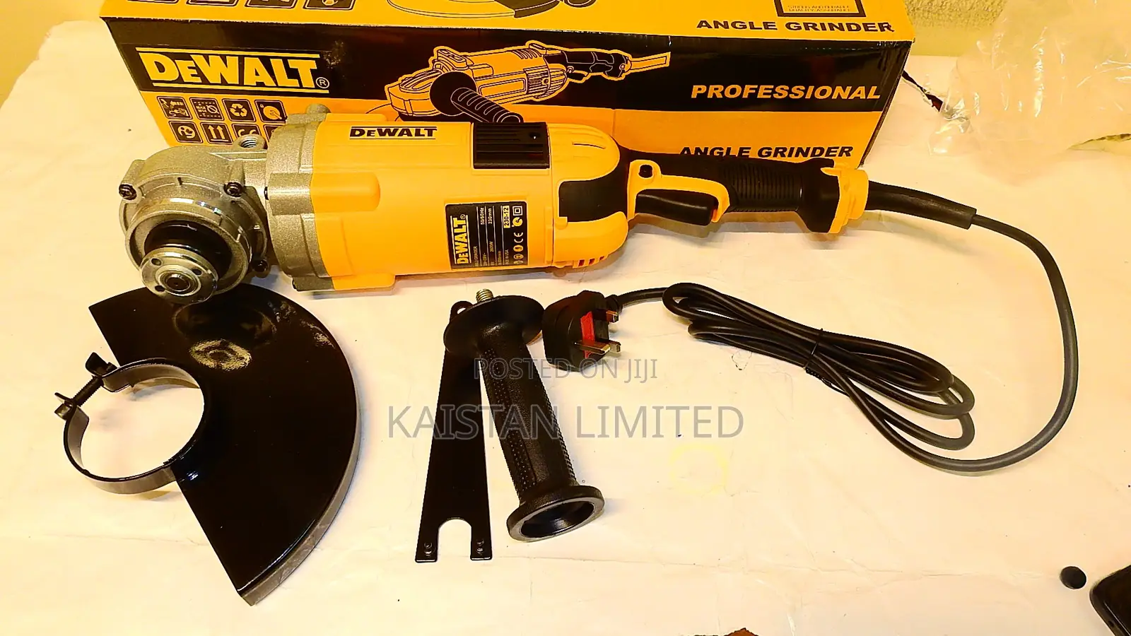 Powerful 9-Inch DeWALT Angle Grinder for Cutting and Grinding