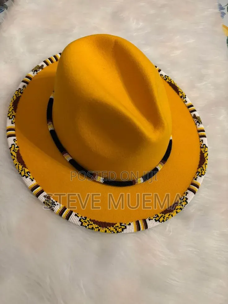 Beaded Fedora Hats.