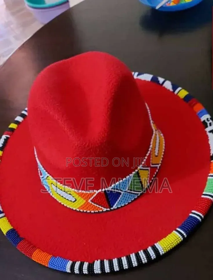 Beaded Fedora Hats.