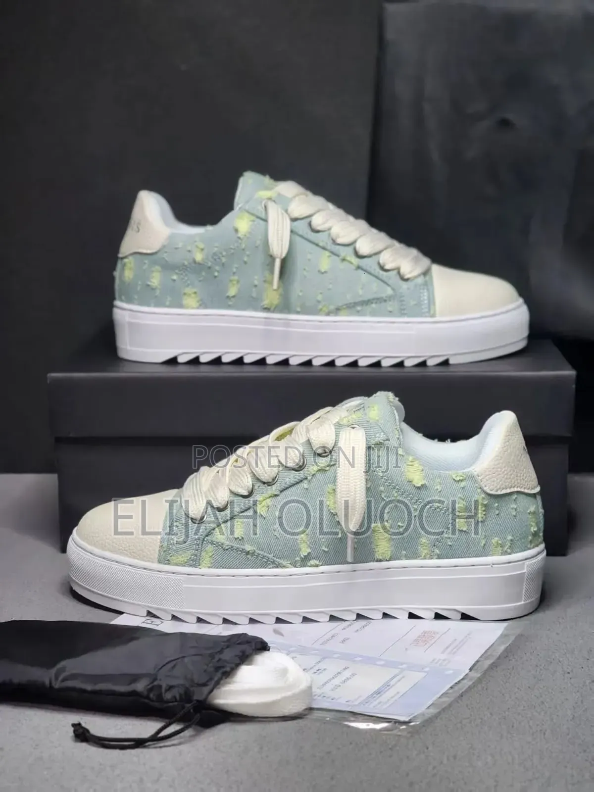 Numeris. Atelier Low “Chalk Green Olive Quality Leather