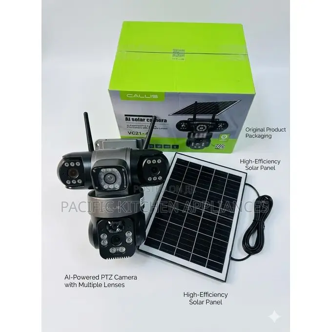 Calus VC 22-4g 4K AI Solar Camera 3 in 1 Surveillance System