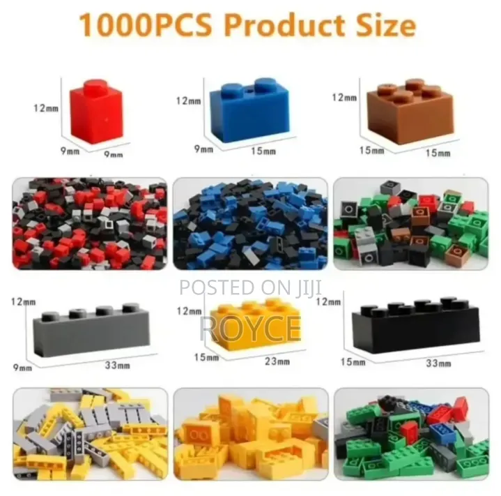 1000 PCS Building Blocks