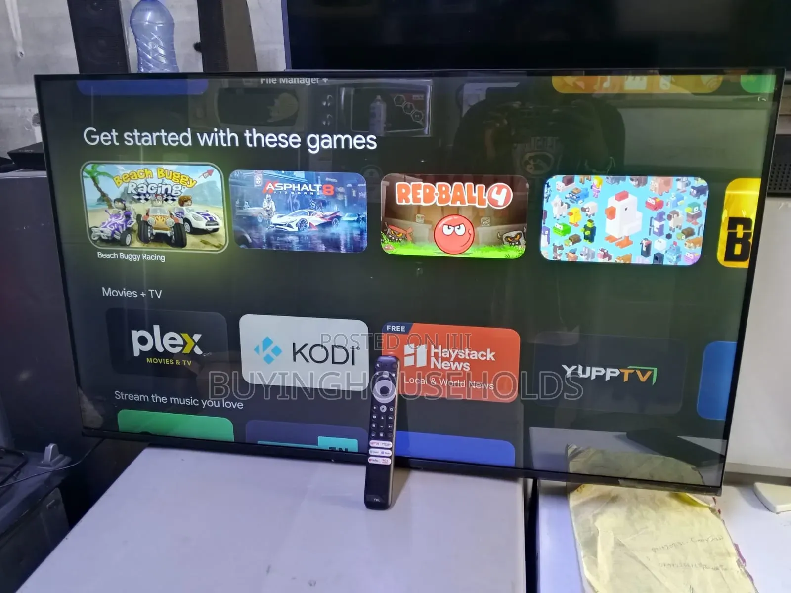 TCL 43" QLED Google TV Model:43S5K
