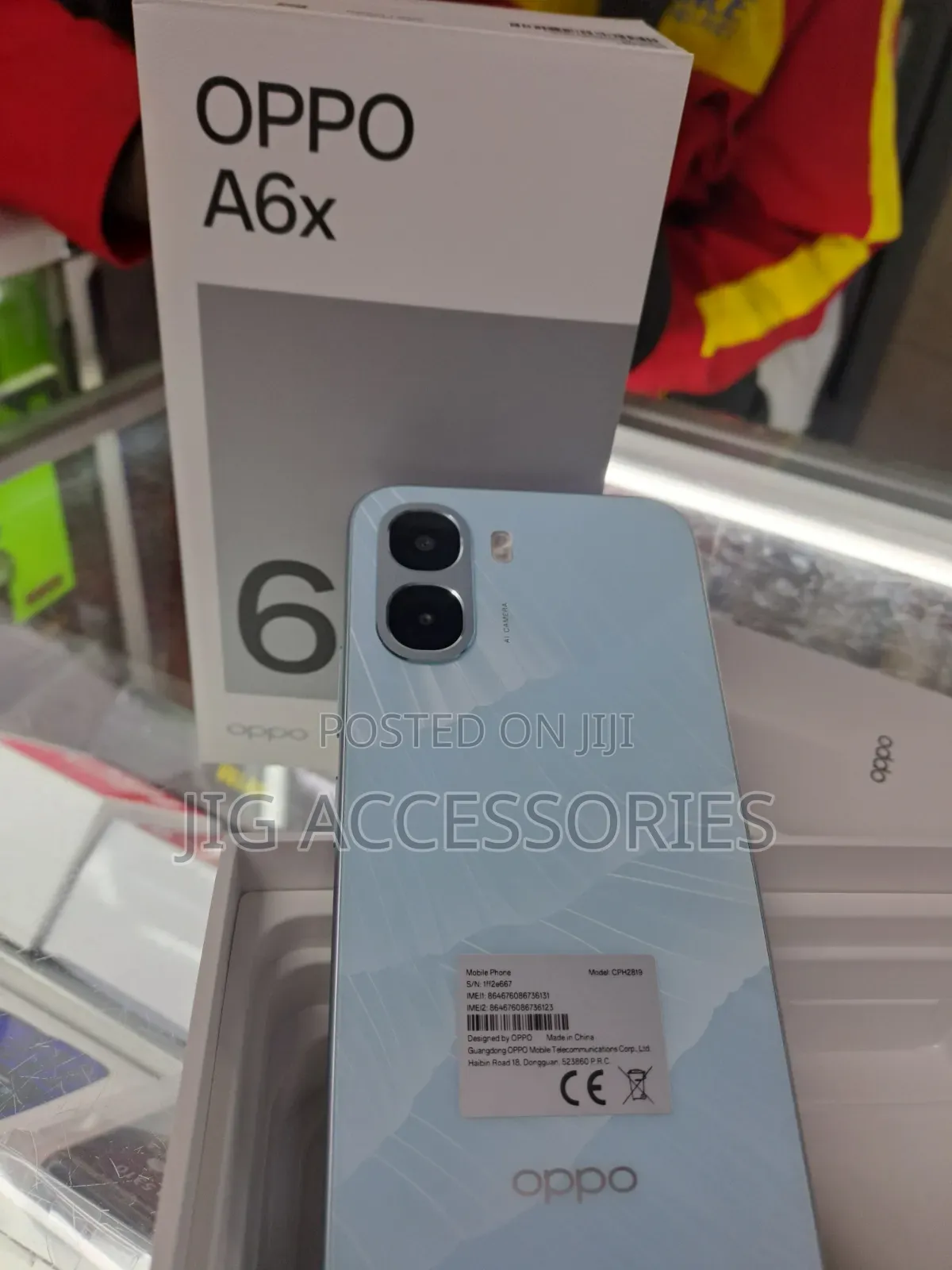New Oppo A6x 128 GB Blue