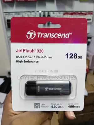 Transcend JetFlash 920 128GB USB 3.2 Gen 1 High Endurance Flash Drive