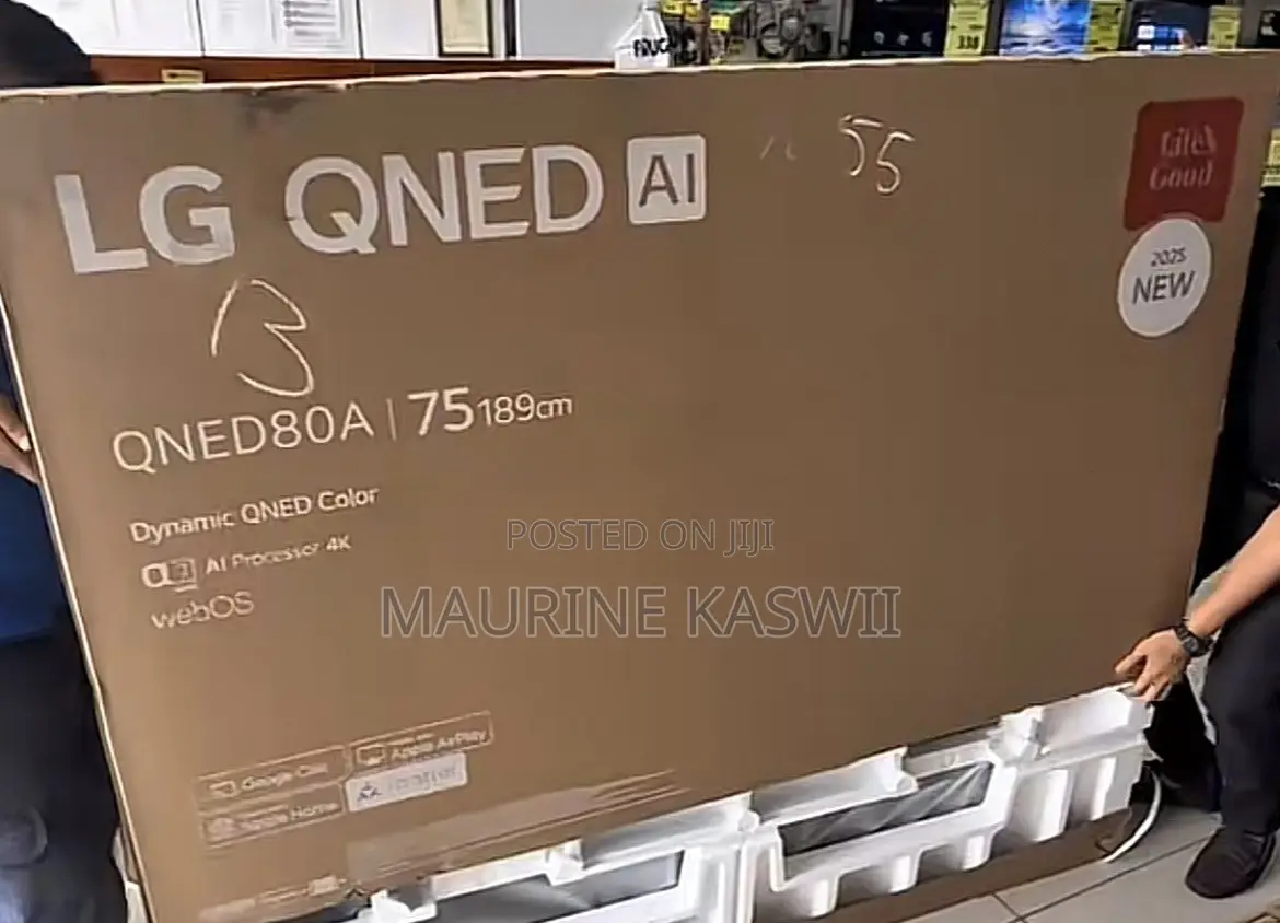 LG 75” Qned80a Smart Ai TV