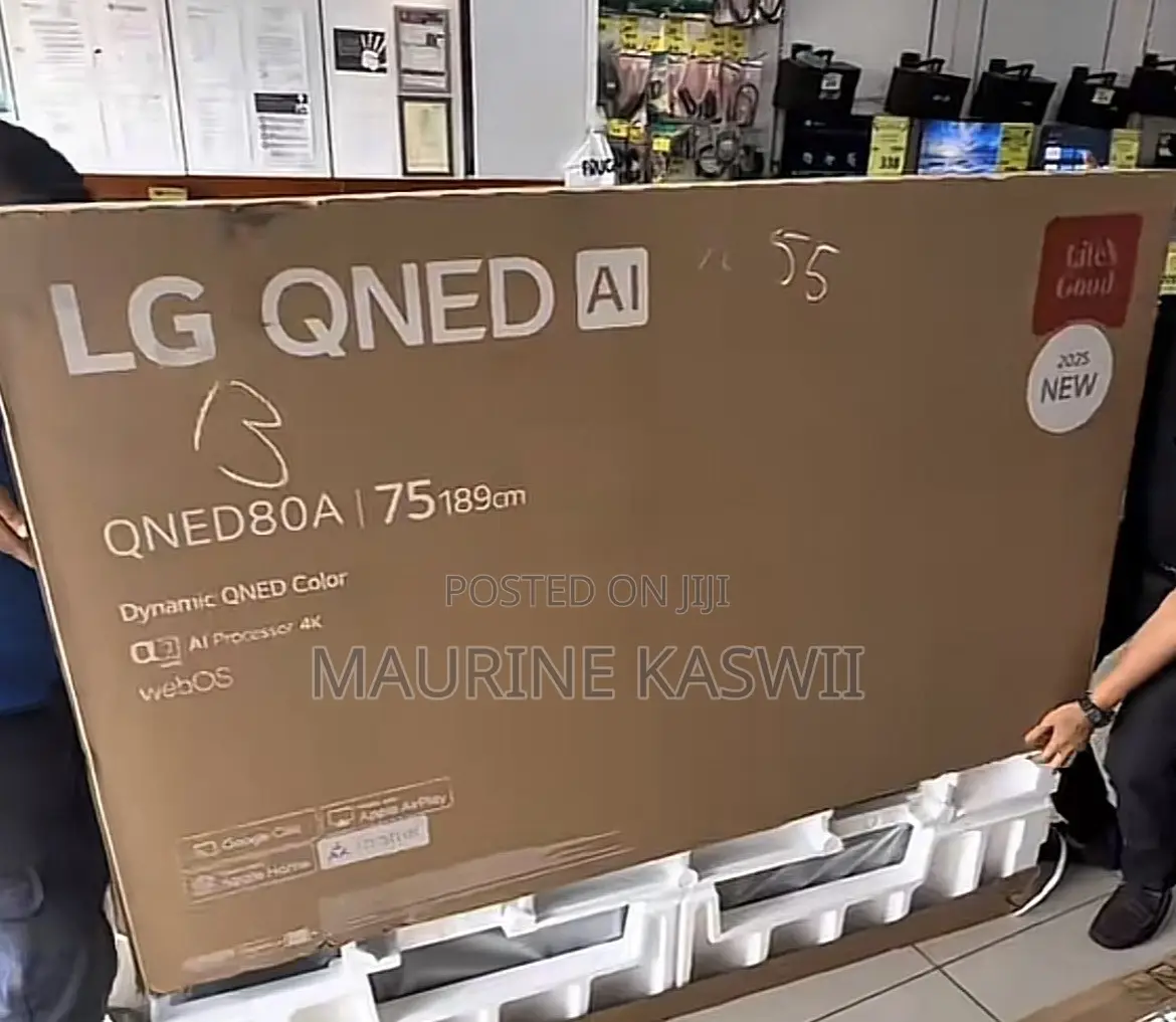 LG 75” Qned80a Smart Ai TV