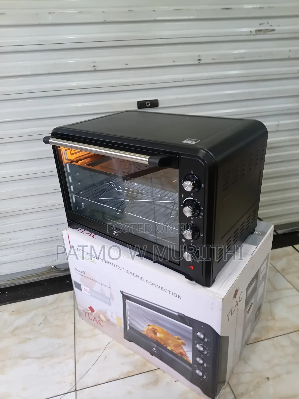 TLAC 100L Oven Electric Oven With Rotisserie, Convection
