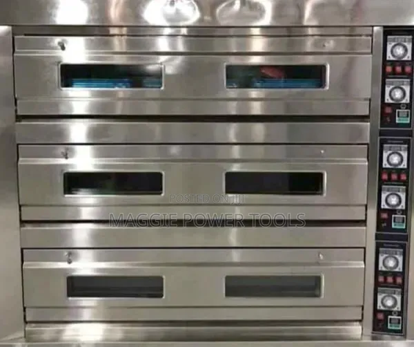 Heavy Duty Three Deck Nine Trays Electric Oven/3 Deck Commercial Oven