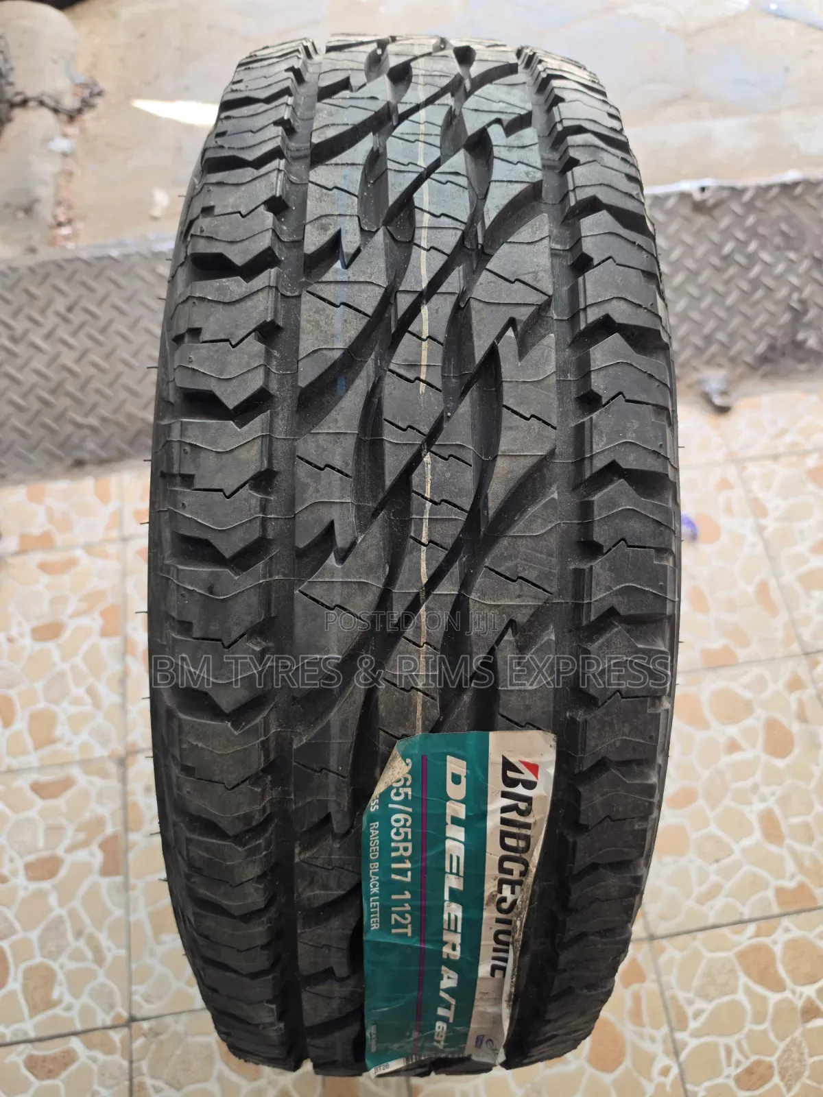 265 /65 R17 Bridgestone Tires (All Terrain) Thailand.