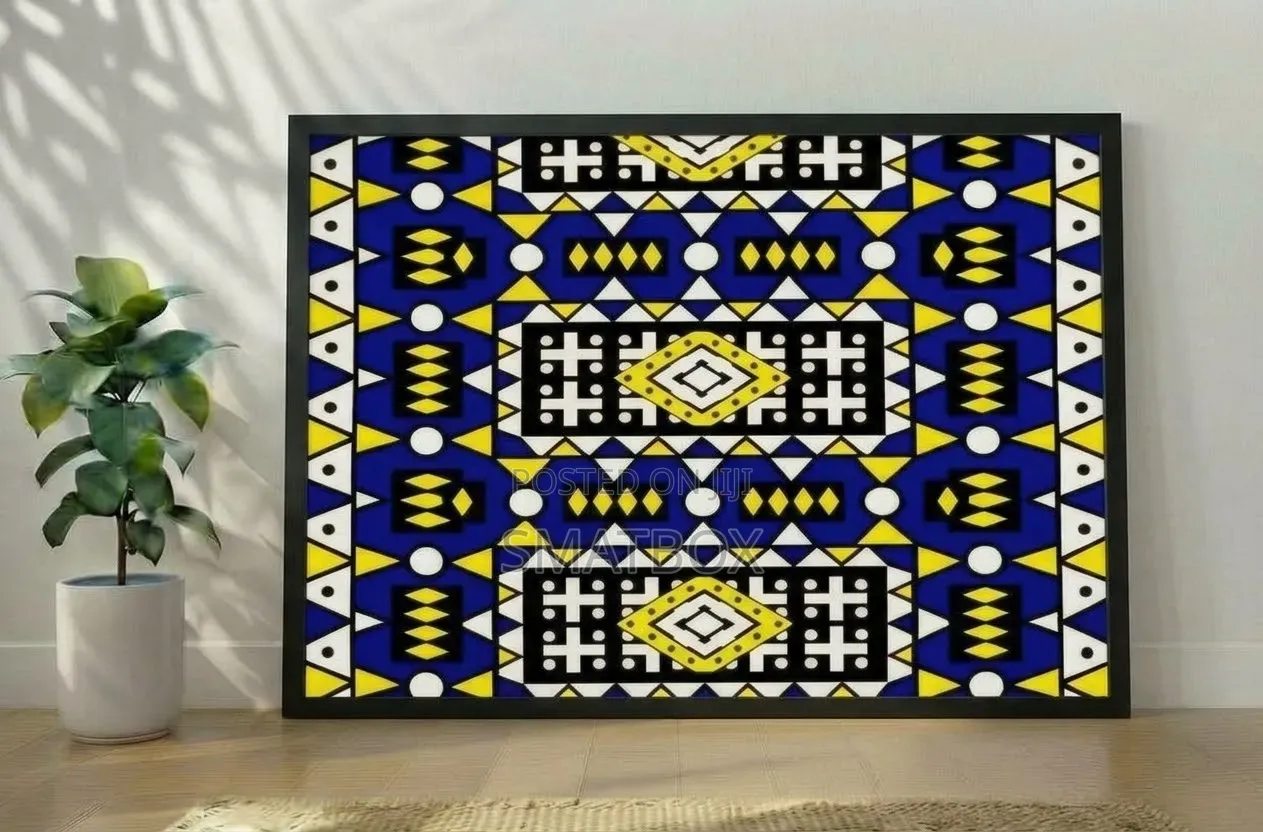 African Pattern Canvas Wall Art