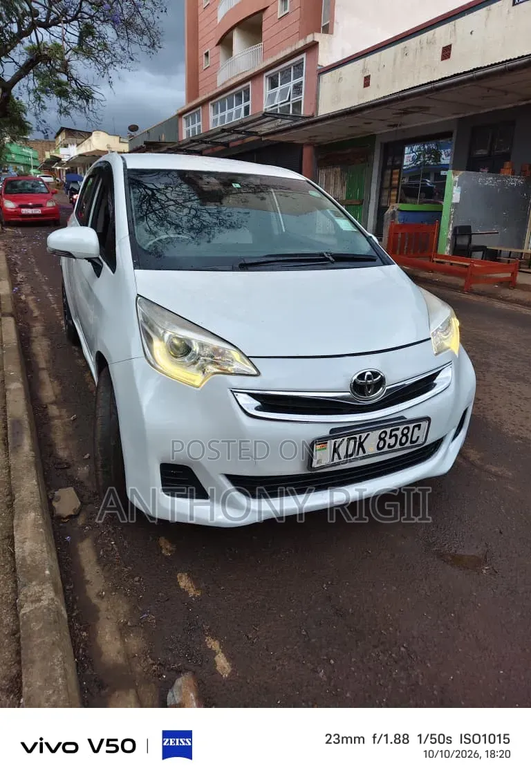 Toyota Ractis 1.5 FWD 2016 White