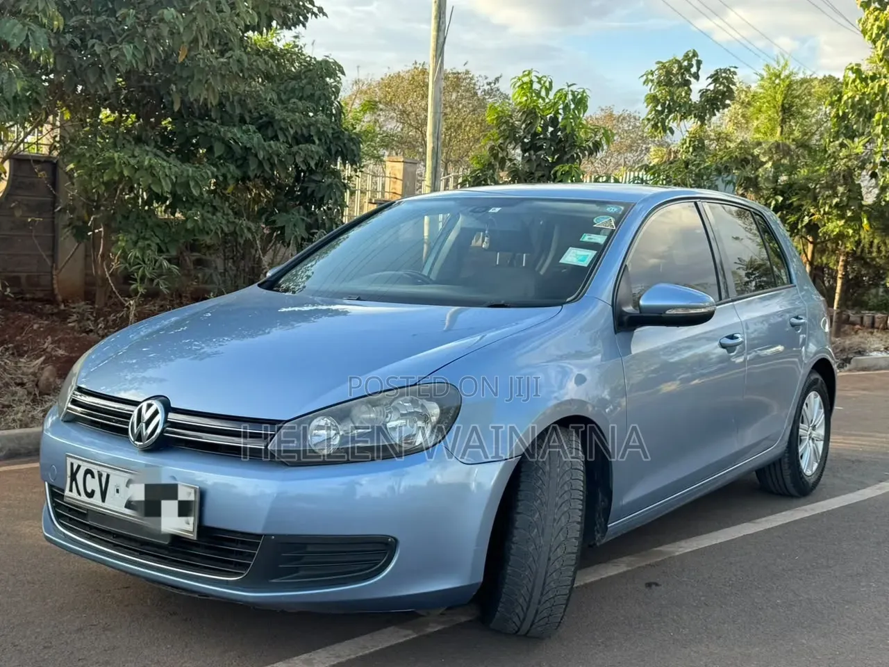 Volkswagen Golf 2012 Blue
