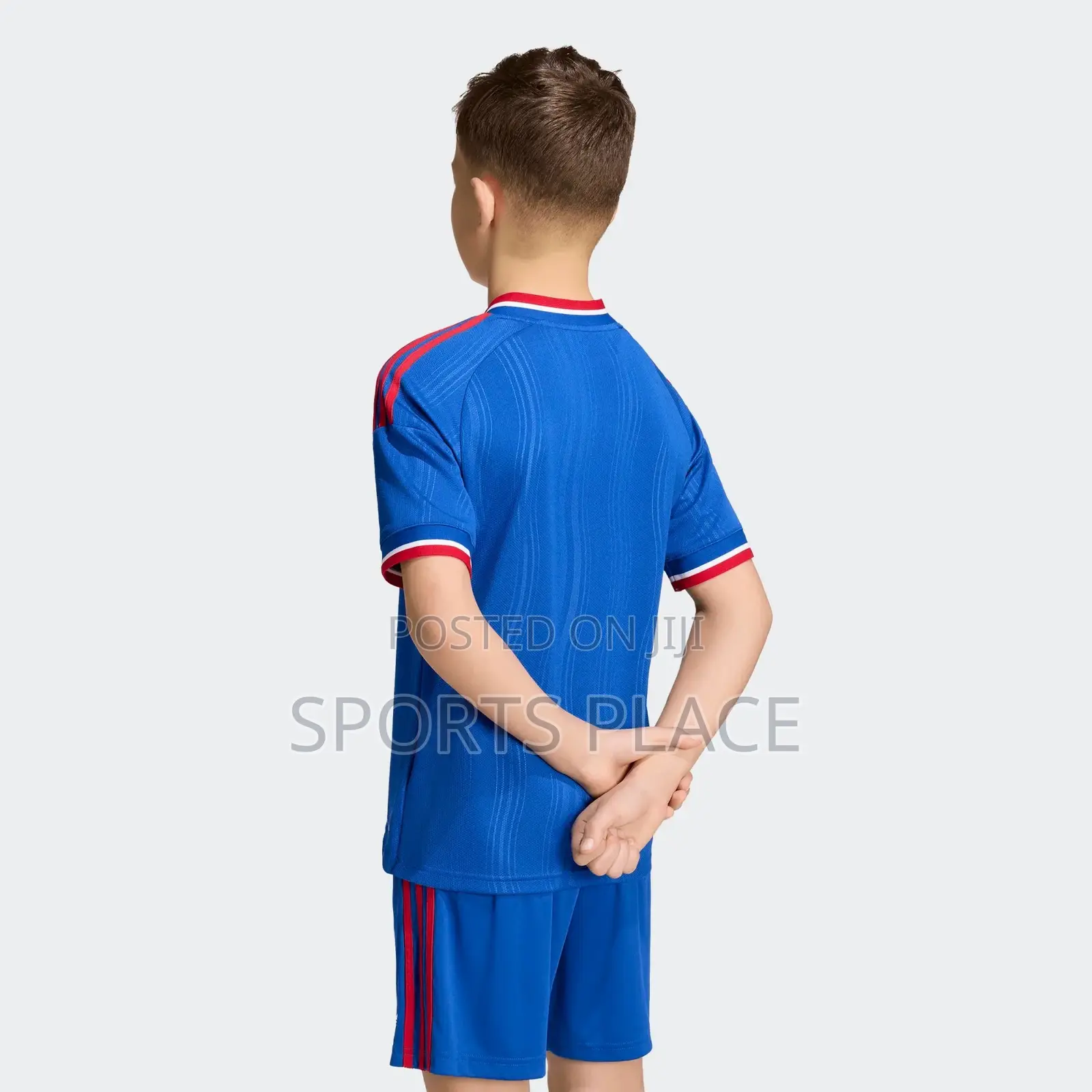 Man United Away Blue Jersey 26-27 for Kids