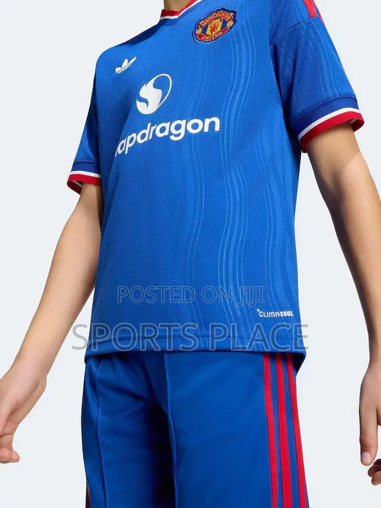 Manchester United Blue Kids Jersey - Season 2026/27