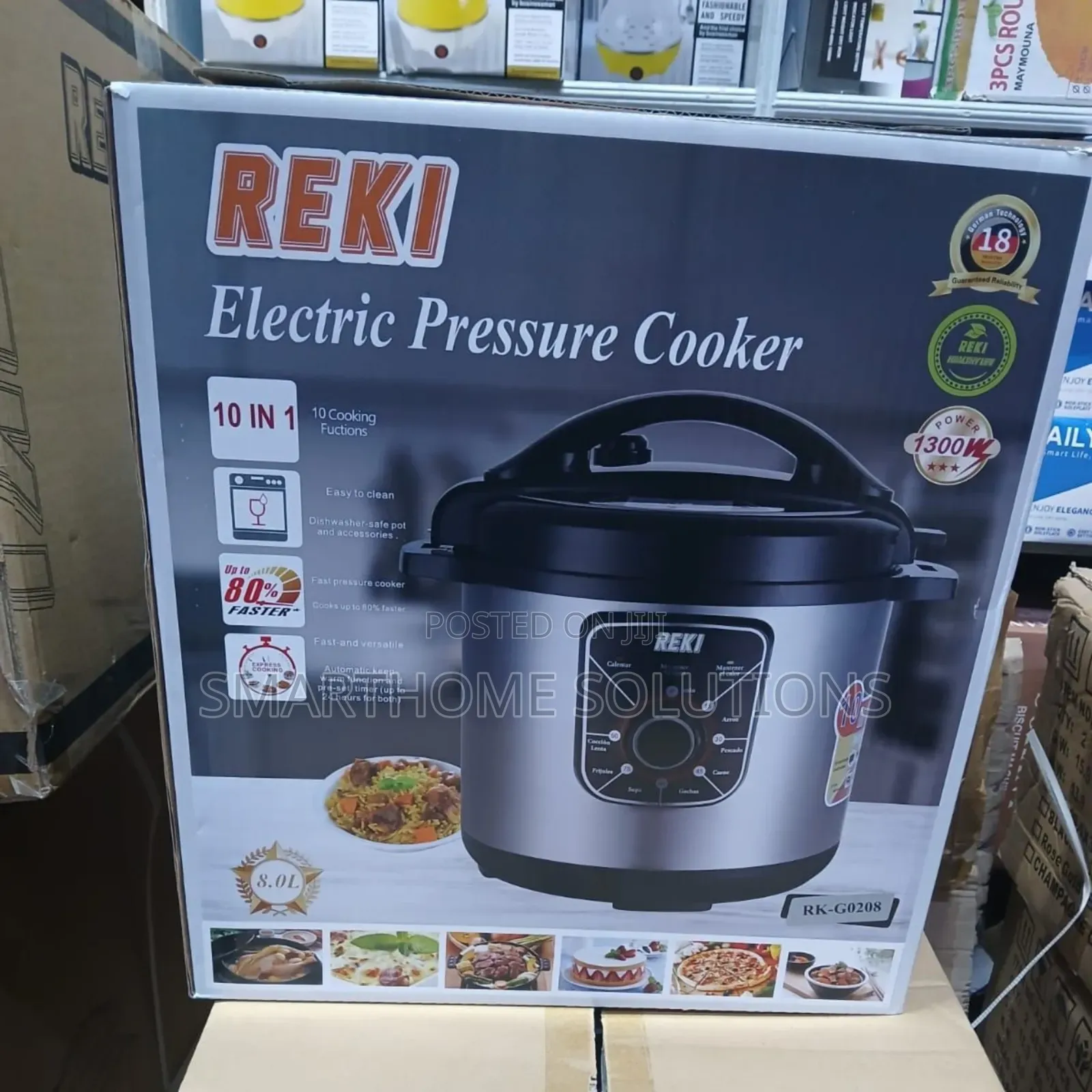 6 in 1 Reki 6 Litres Pressure Cooker