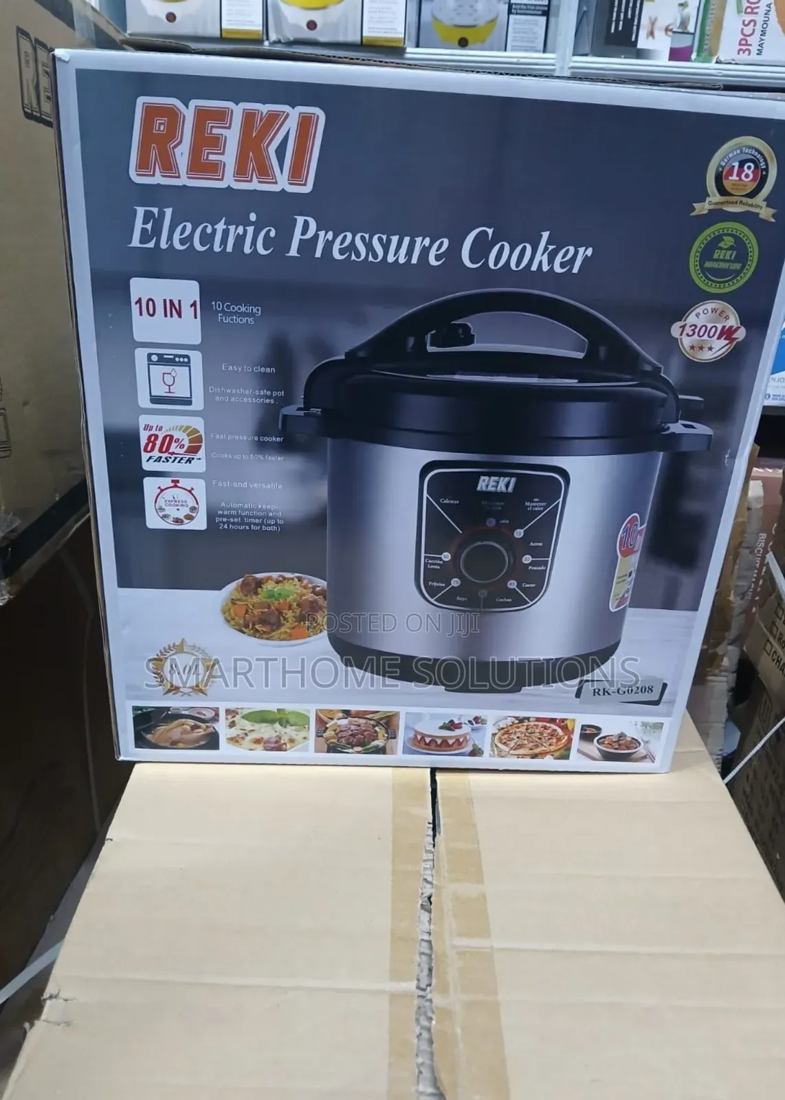 6 in 1 Reki 6 Litres Pressure Cooker