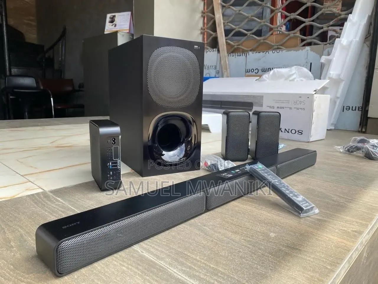 Sony Ht-S40r 5.1ch 600w Sound Bar Wireless Rear Speakers