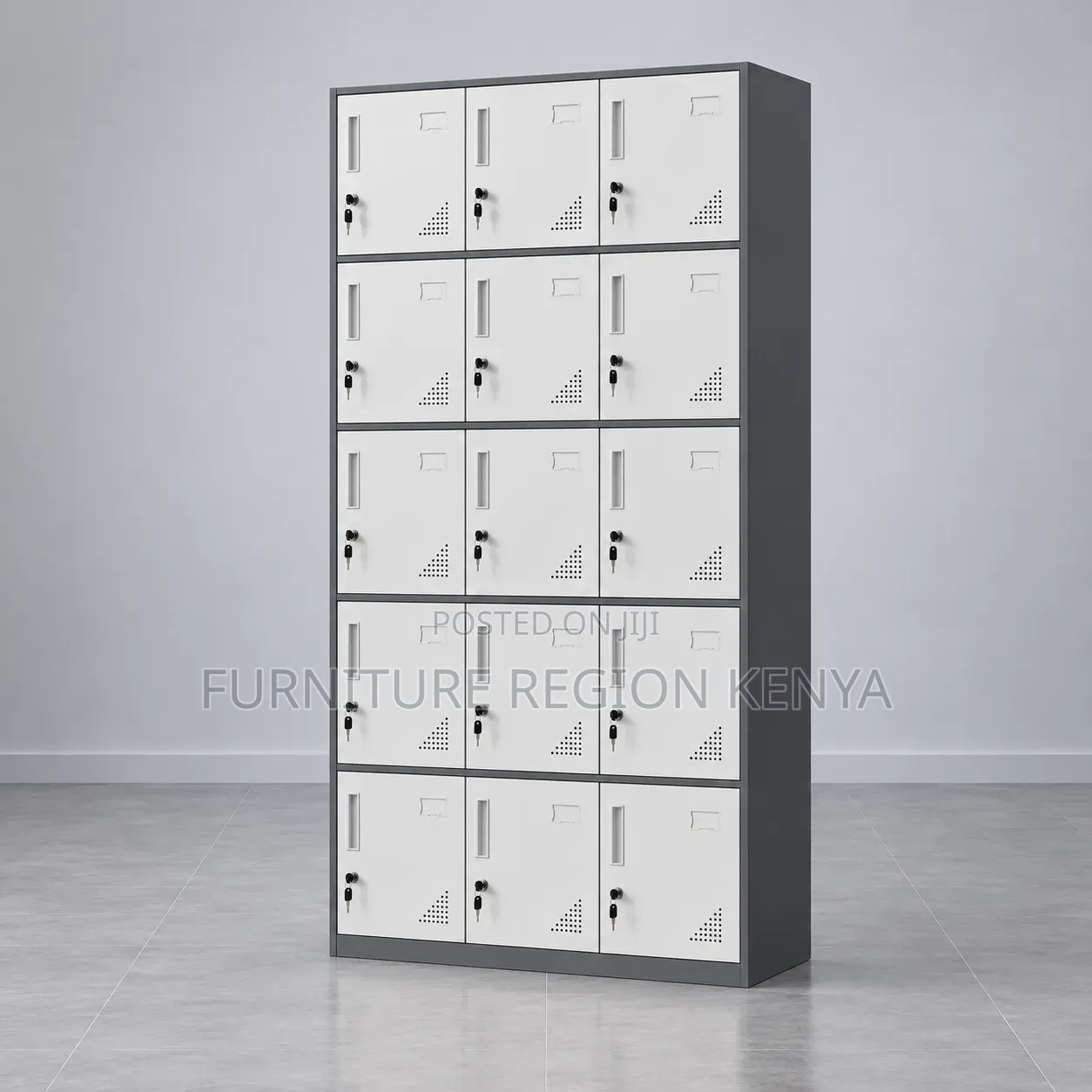 Heavy Duty 15-Locker Cabinet