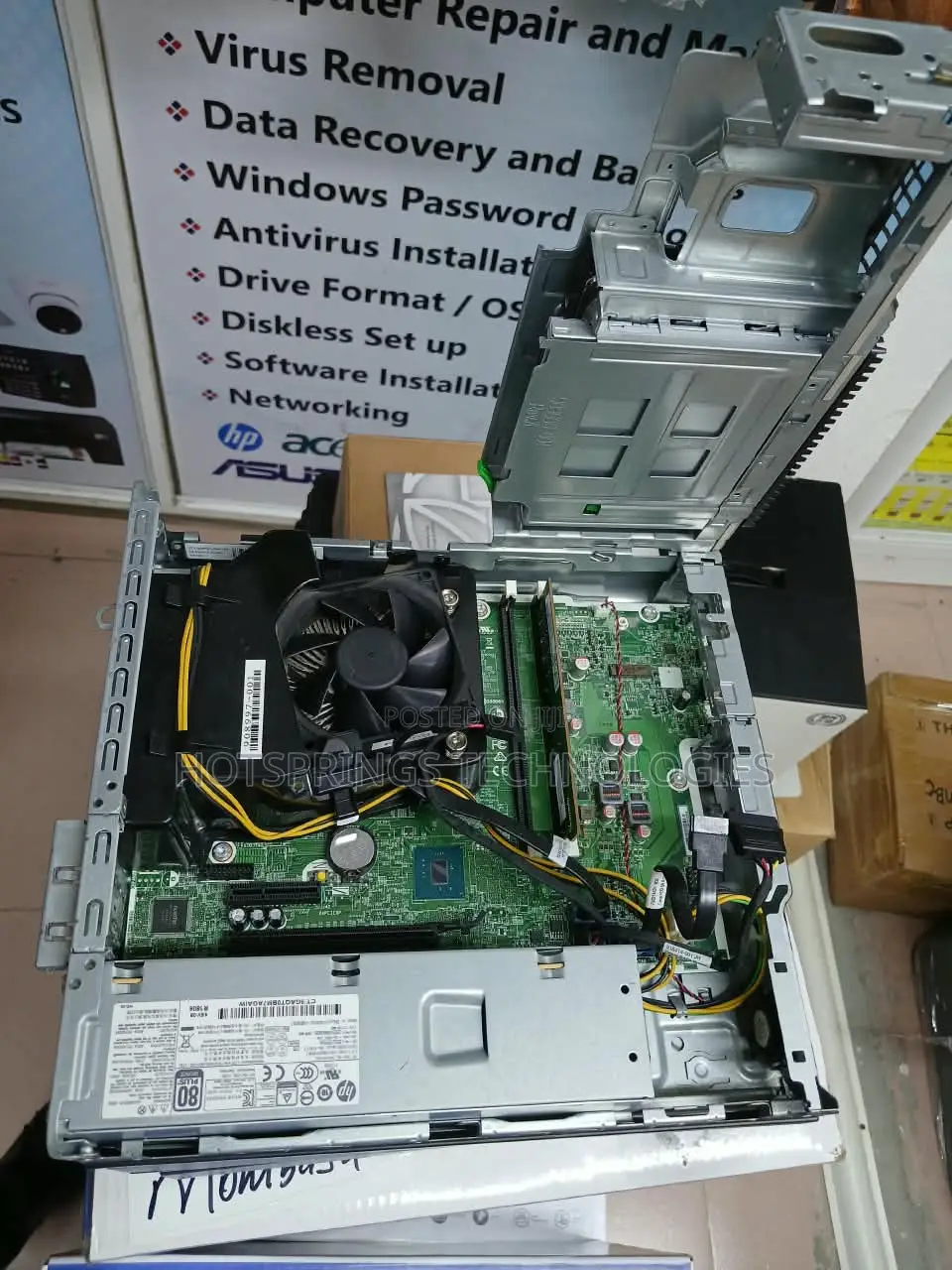 Desktop Computer HP ProDesk 600 G4 8GB Intel Core i5 HDD 500GB