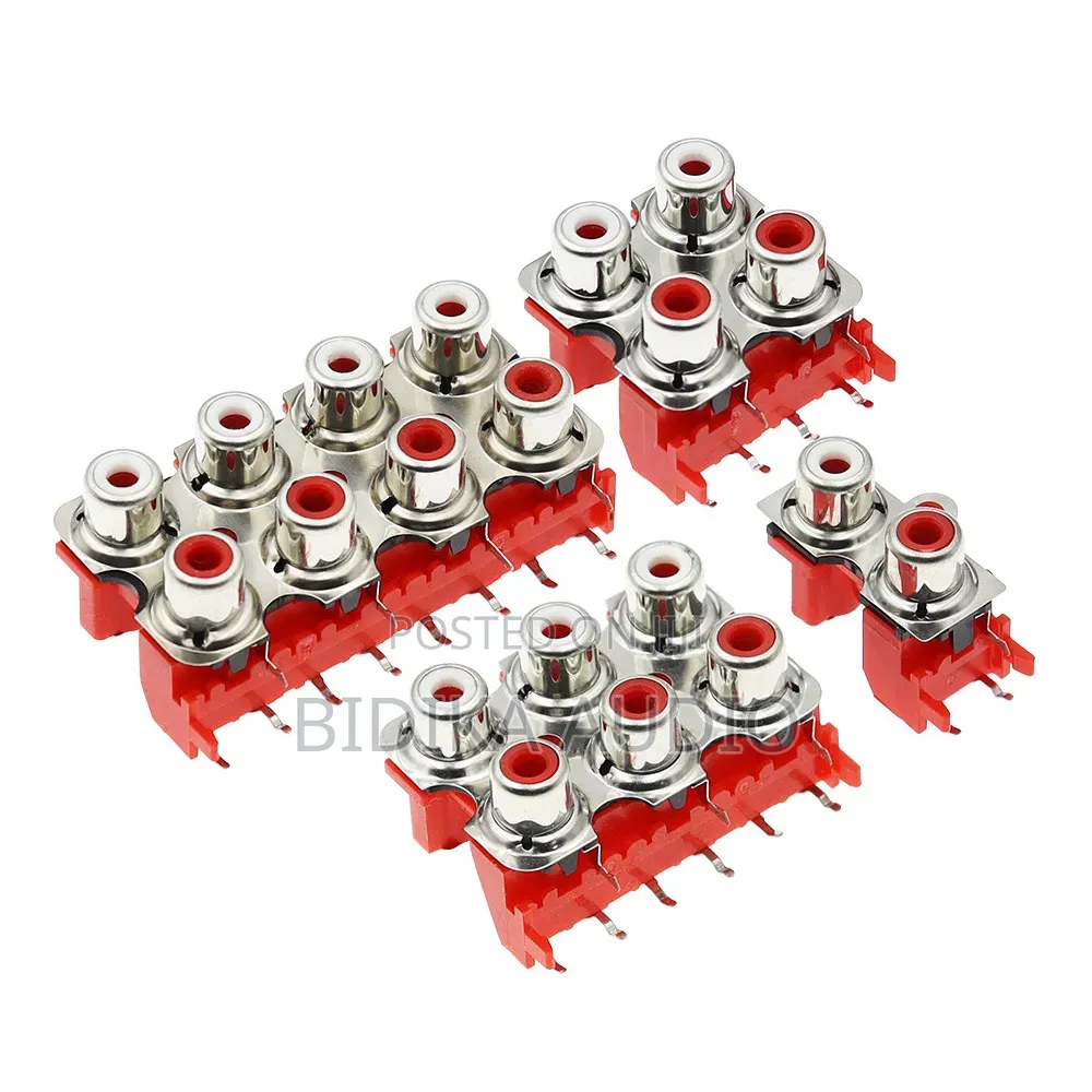 AV8-8.4-13 RCA-813 Coaxial AV Socket Audio Connector RCA Lotus