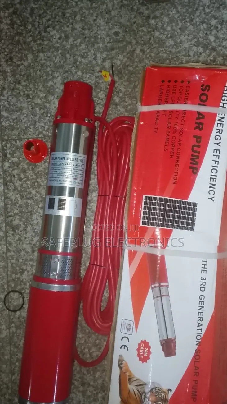400W DC 24V Submersible Solar Water Pump 40m Head (