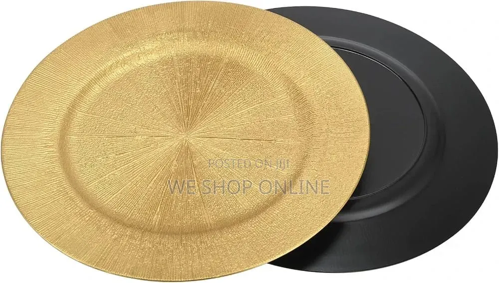 13 Inch Gold Charger Plates