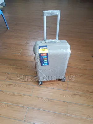 Rubber Medium Suitcase Doube Zip High Quality Travelling Bag