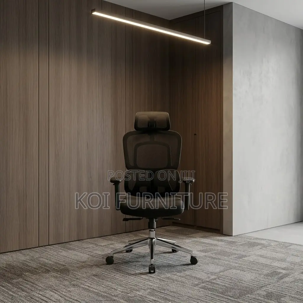 Office Chairs; Dual Backrest Executive Orthopedic Mesh Chair